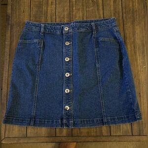 Style & Co. Blue Denim Mini Skirt